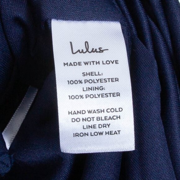 Lulus Near Your Heart Navy Blue Floral Burnout High Low Ruffle Midi Dress Size S - Picture 7 of 10